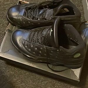 jordan 13 black and green